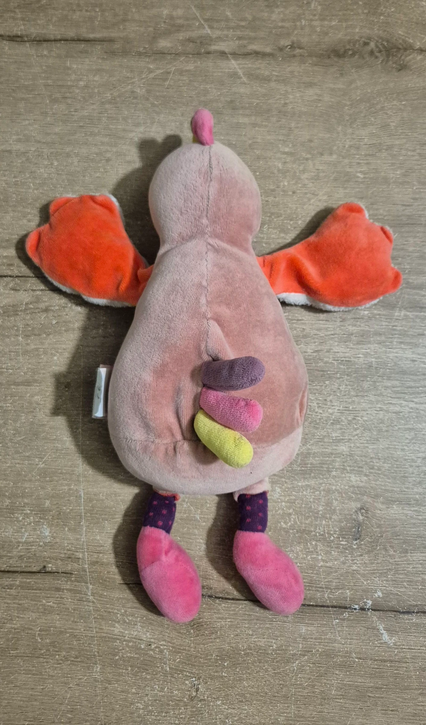 Doudou poule Madame Pivoine – photo 5